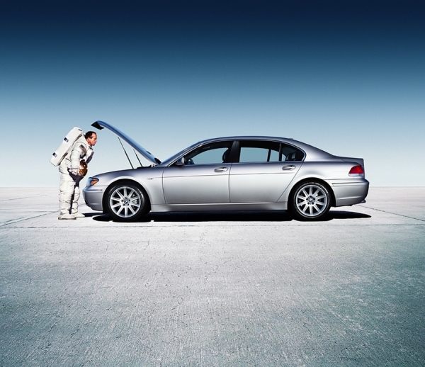 Photograph Simon Stock Bmw Astronaut on One Eyeland
